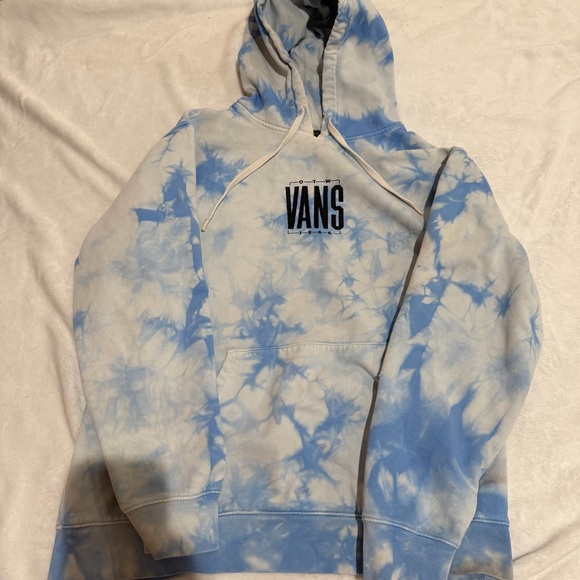 Vans Tops - Vans Sky Blue Tie-Dye Hoodie